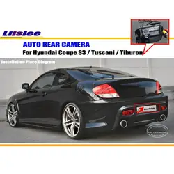 Cámara trasera HD CCD Hyundai Tiburon Coupé 2002-2008