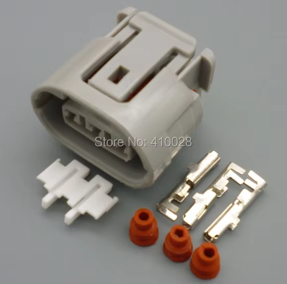 Juego de reparación de alternador Shhworldsea con conector ovalado de 3 pines