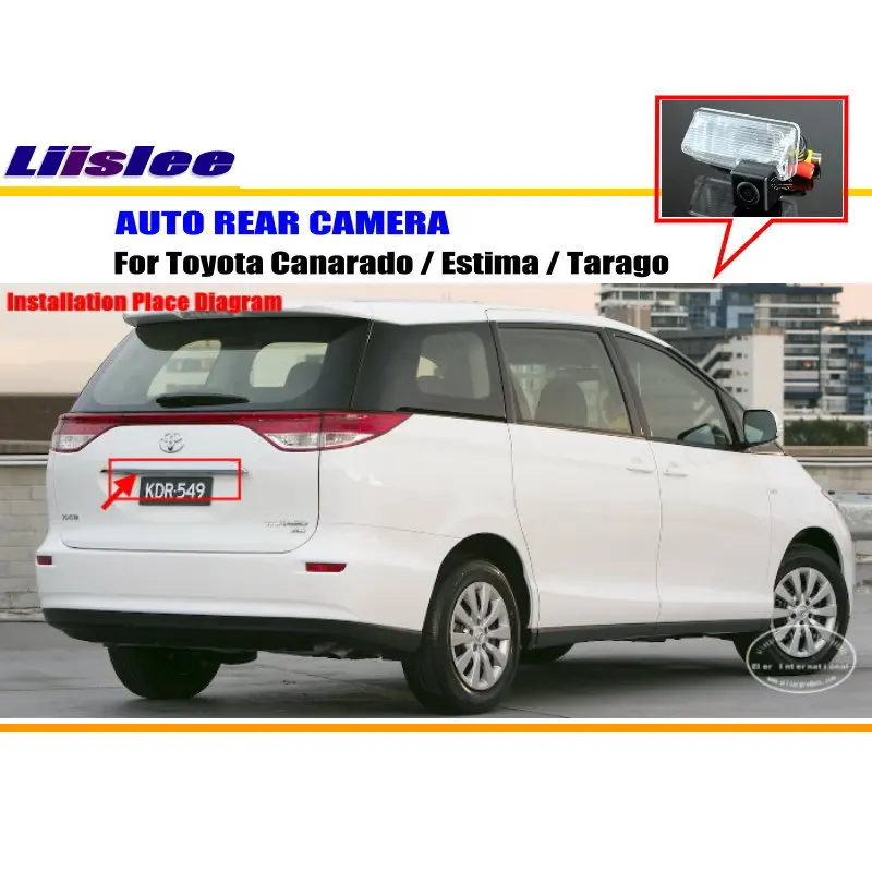 Cámara de marcha atrás HD CCD para Toyota Estima/Tarago - imagen 2