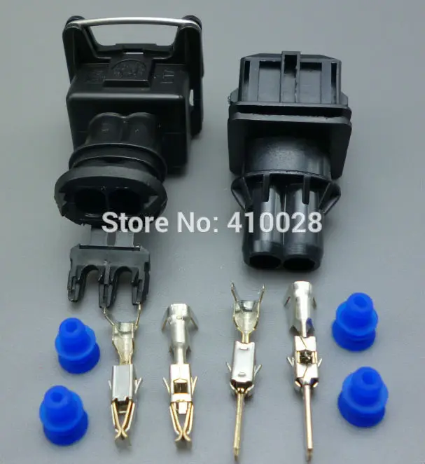 Shhworldsea Conector EV1 impermeable de 2 pines para inyector - imagen 3