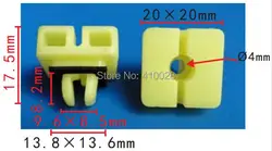 Clip sujetador automático Toyota 76933-26010 nylon amarillo