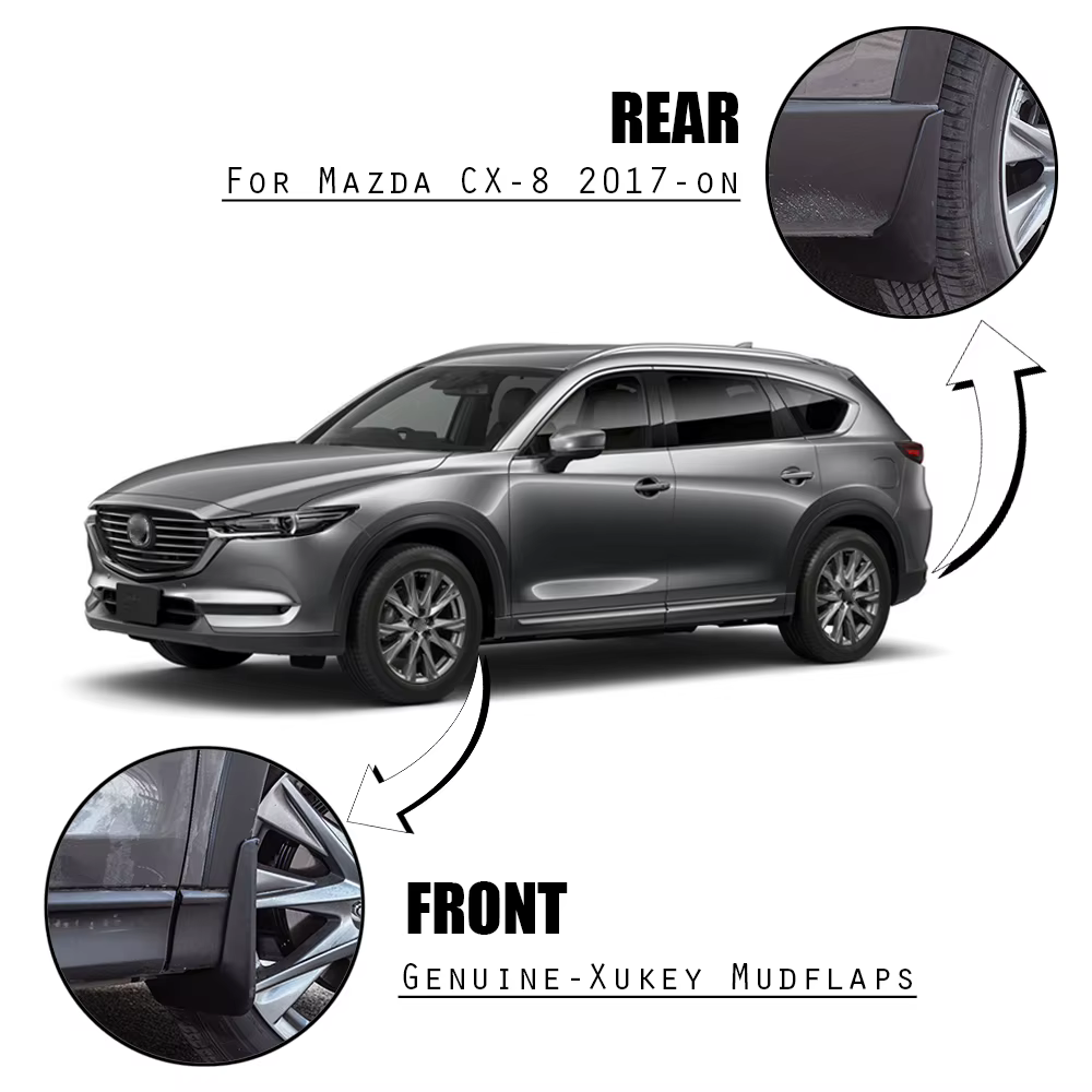 Guardabarros delanteros y traseros Mazda CX-8 KG desde 2017 - imagen 4