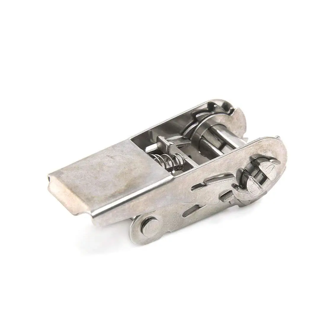 Uxcell hebilla de trinquete de acero inoxidable 25 mm plateada