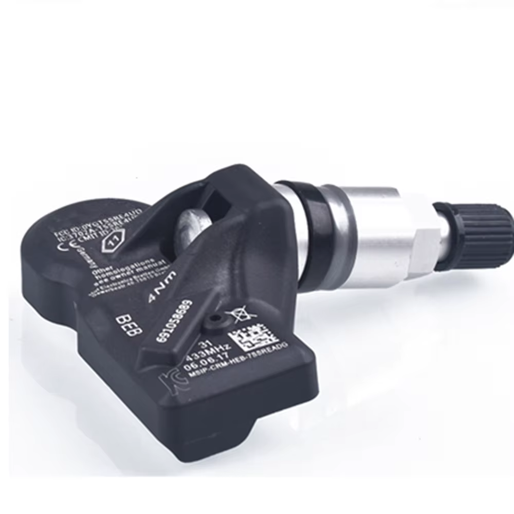 Detalle de los sensores TPMS incluidos