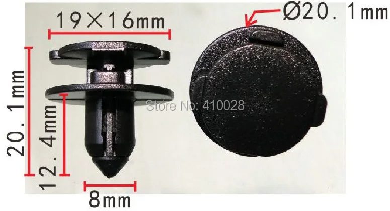 Retenedor clip empuje DR9A Shhworldsea para Nissan - imagen 2