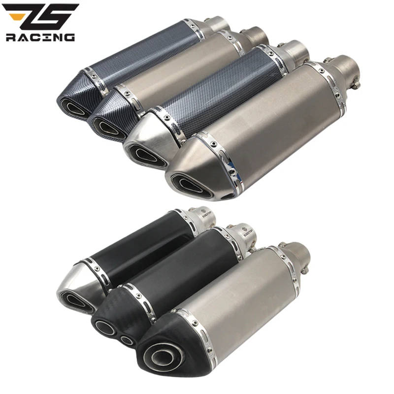 ZS Racing silenciador de escape universal Yamaha FZ6 MT07 moto