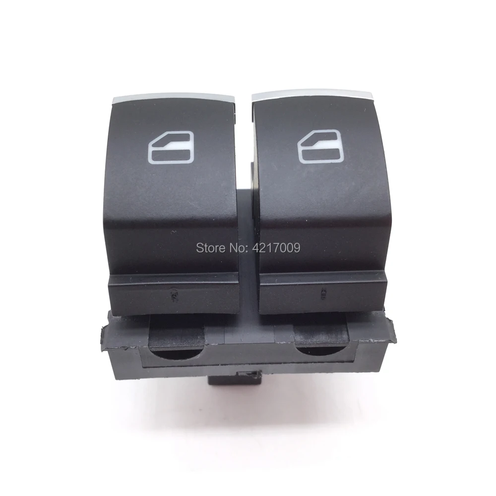 Interruptor regulador ventana conductor cromado 5K 3959857 – VW Golf V - imagen 2