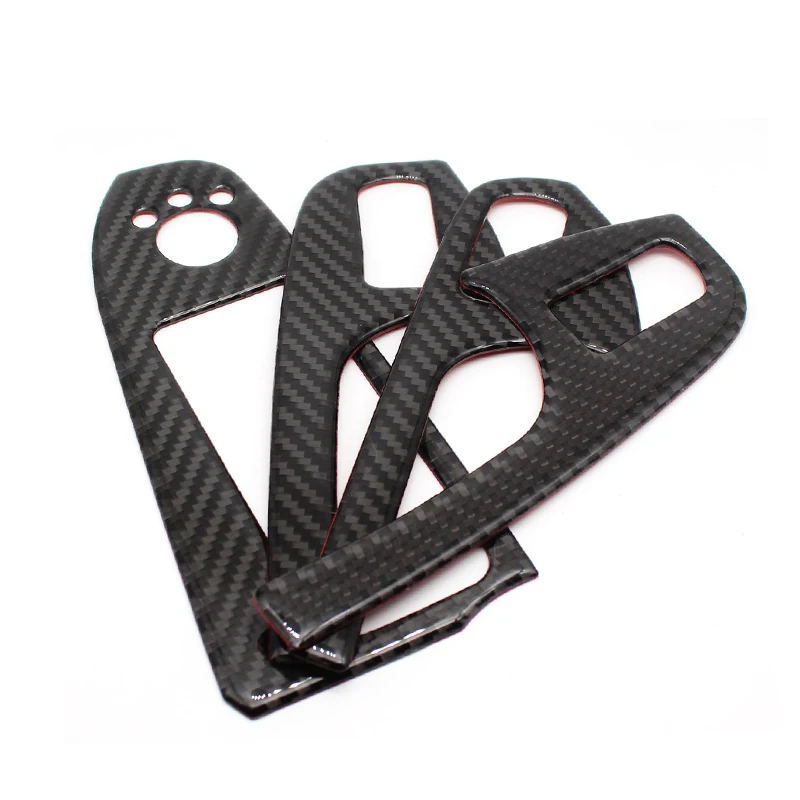 Reposabrazos puerta fibra de carbono Audi A4 B8 elevador de vidrio - imagen 2