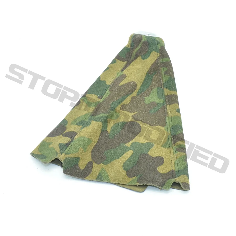 Volante racing piel gamuzada camuflaje con costuras reforzadas - imagen 3
