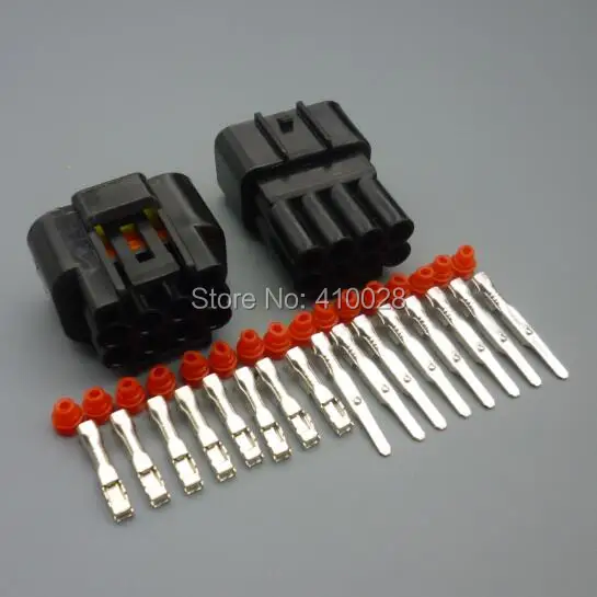 Adaptador conector Furukawa 8 pines 2,3 mm macho hembra negro - imagen 4
