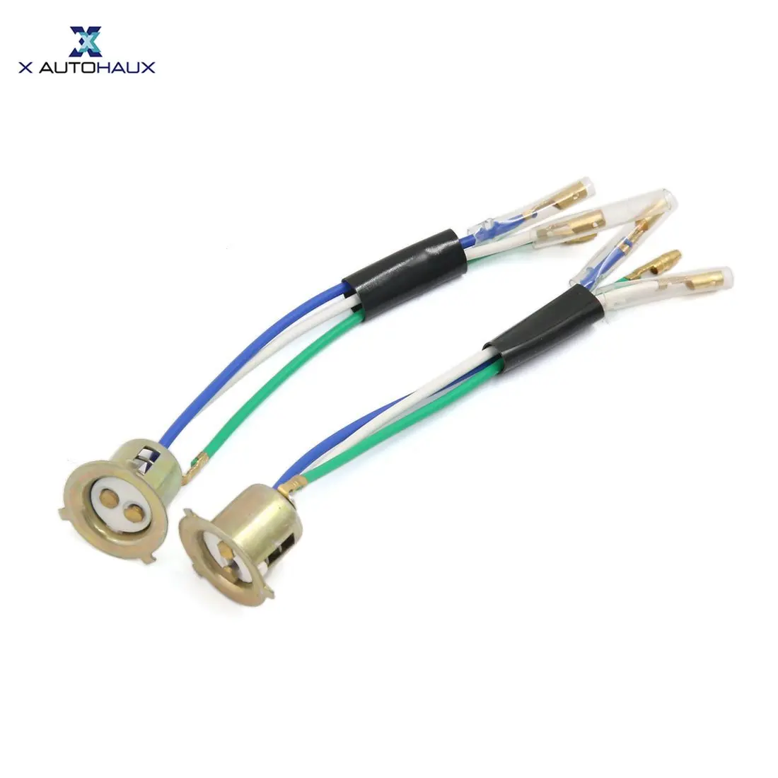 Autohaux Adaptador reparación faro moto con soporte de enchufe