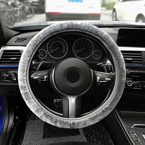 Funda volante piel corta suave densidad 38 cm – accesorios coche