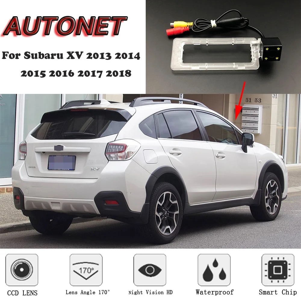 AUTONET Cámara trasera con visión nocturna para Subaru XV 2013-2018