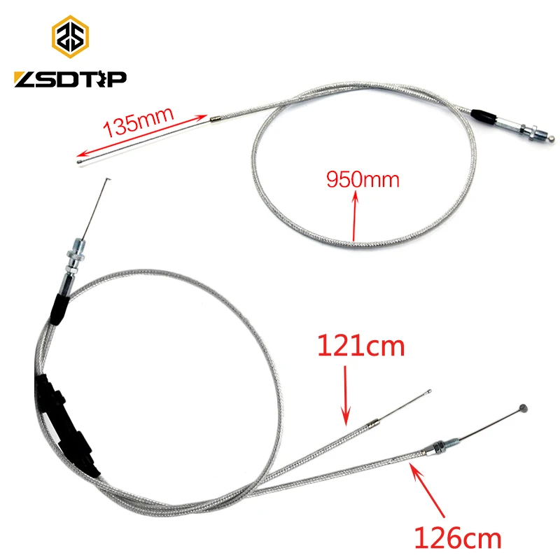 ZSDTRP cable de acelerador extendido modificado para carburador