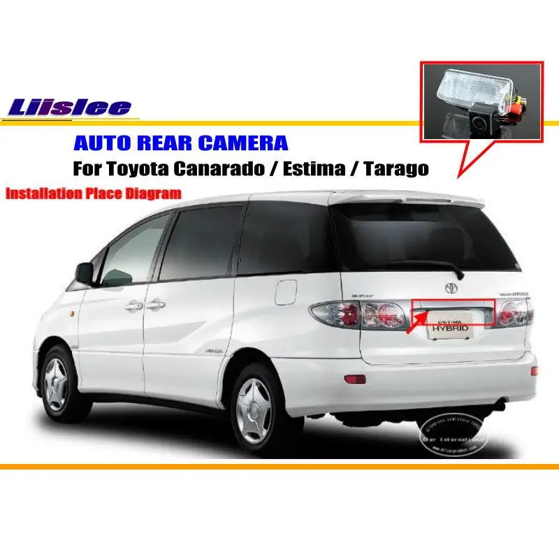 Cámara de marcha atrás HD CCD para Toyota Estima/Tarago