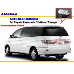 Cámara de marcha atrás HD CCD para Toyota Estima/Tarago