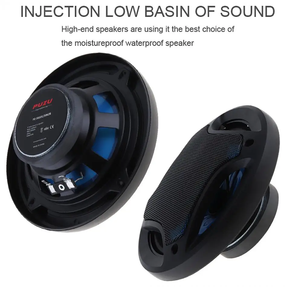Altavoces 3 vías Hifi 5 pulgadas 150W rango completo para coche - imagen 3
