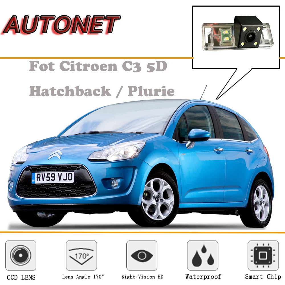 Cámara de marcha atrás AUTONET para Citroën C3 5 puertas