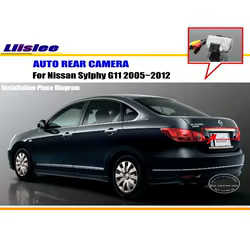 Cámara de visión trasera Nissan Sylphy G11 y Pathfinder R51