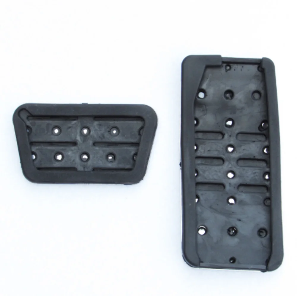 Juego de cubrepedales de acero inoxidable para Ford Mustang 2014-2018 - imagen 2