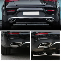 Embellecedor escape acero inoxidable Mercedes Benz Clase A B C E GLC GLE AMG