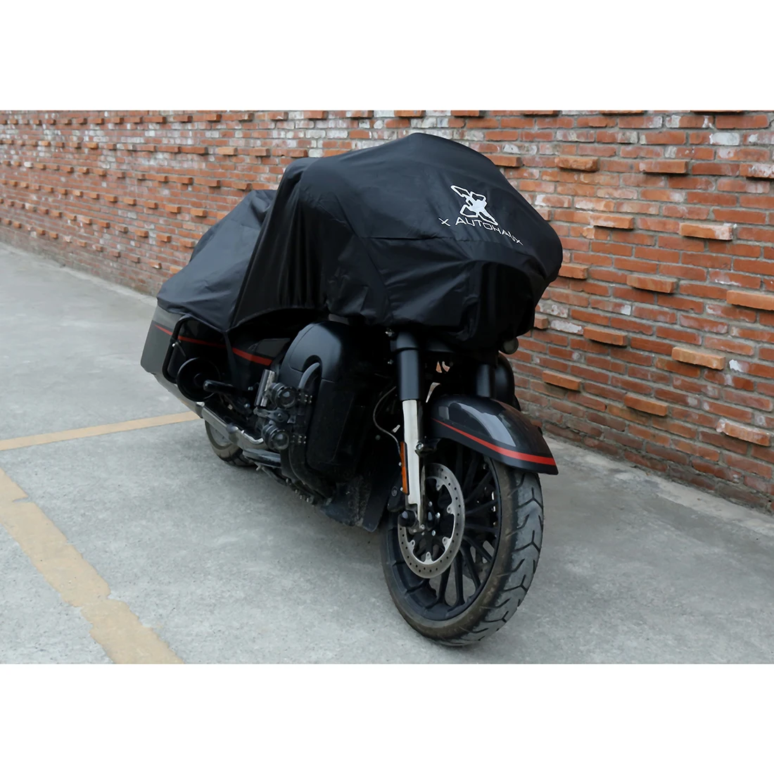Cubre motocicleta 210T universal impermeable a polvo y lluvia UV - imagen 2