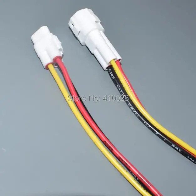 Shhworldsea conector automotriz sellado de tres pines macho/hembra - imagen 4