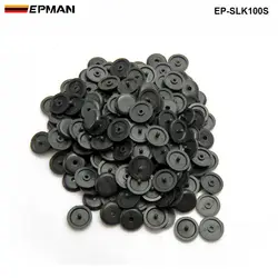 Kit 100 clips plásticos universales EP-SLK100S - negro beige