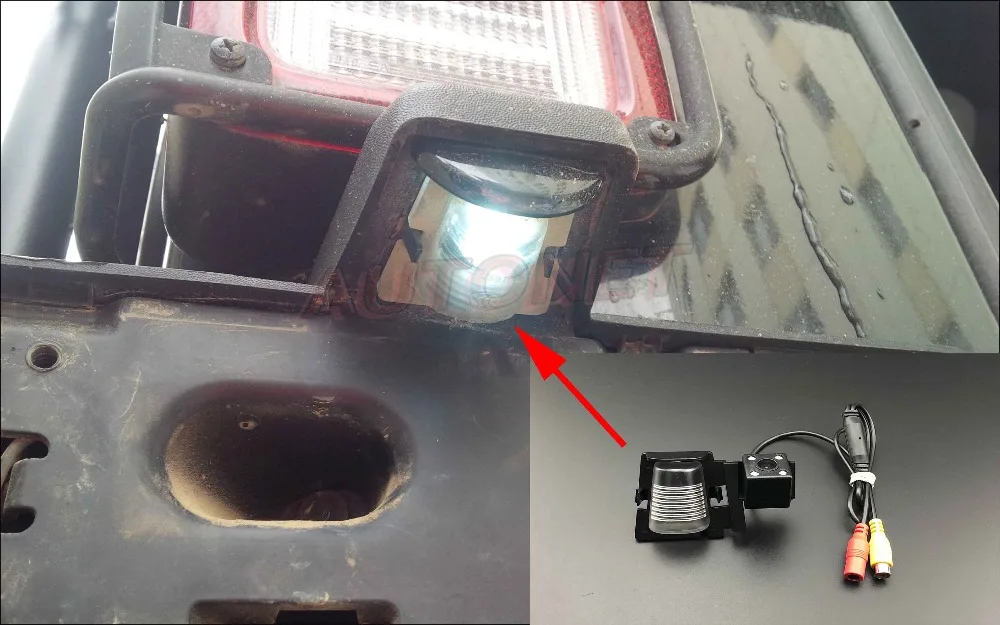 Detalle de cámara trasera AUTONET