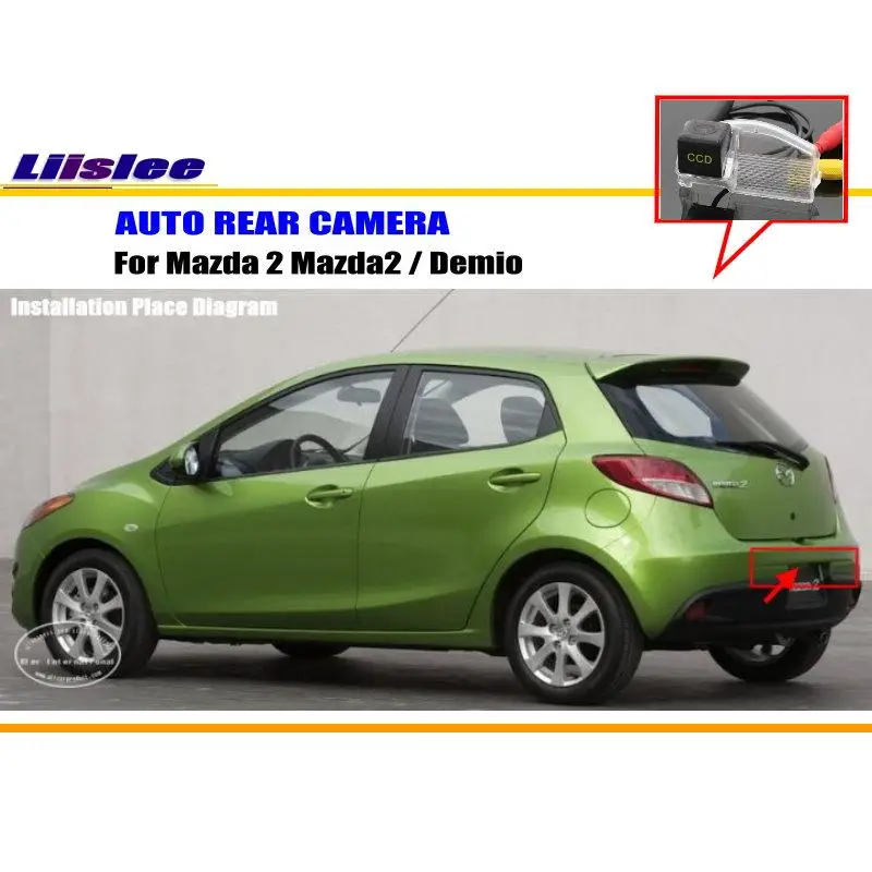 Cámara de aparcamiento CCD HD para Mazda 2 / Demio 2007-2014