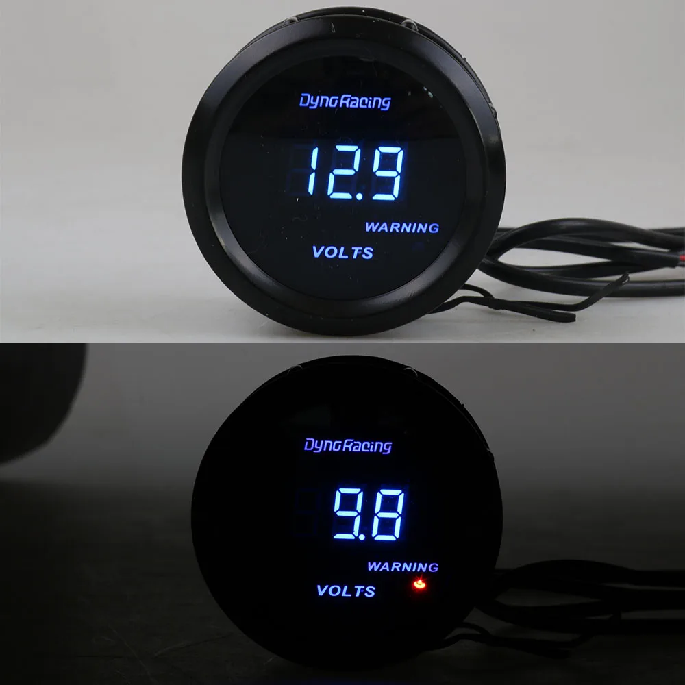Dynoracing Voltímetro LED 52 mm 8-18 V - imagen 5