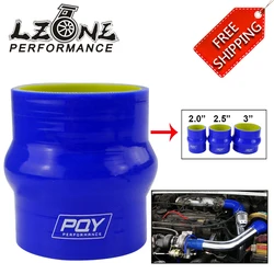 Manguito recto de silicona para intercooler con joroba