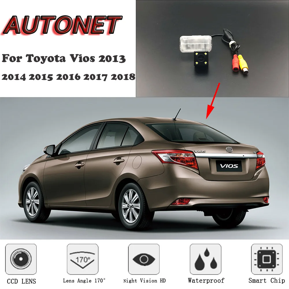 Cámara de marcha atrás AUTONET para Toyota Vios 2013-2018
