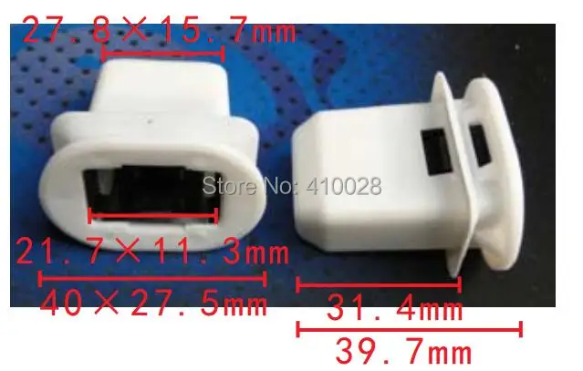 Shhworldsea Clip de plástico para asiento Audi 4L0-886-373 - imagen 2