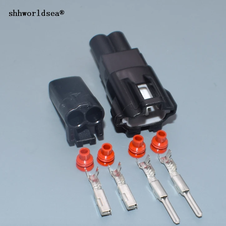 Conector 2 pines hembra-macho impermeable para caja de fusibles - imagen 2