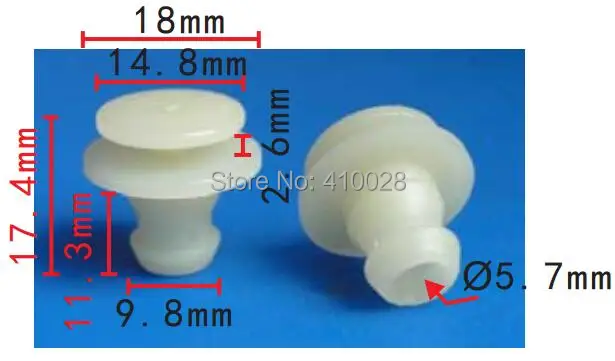 Shhworldsea retenedor de clip automático OEM 76882-VE000 para Nissan - imagen 2