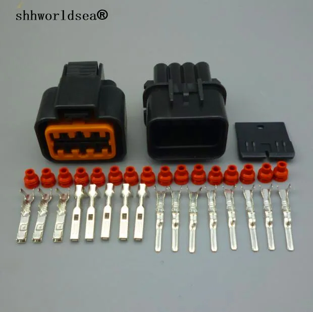 Shhworldsea conector de arnés 8 pines 2,2 mm macho hembra