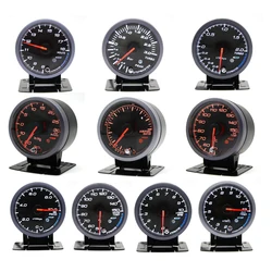 Kit relojes turbo 60 mm esfera negra con presión, temperatura y AFR