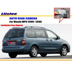 Cámara visión trasera CCD HD Mazda MPV 2000-2006