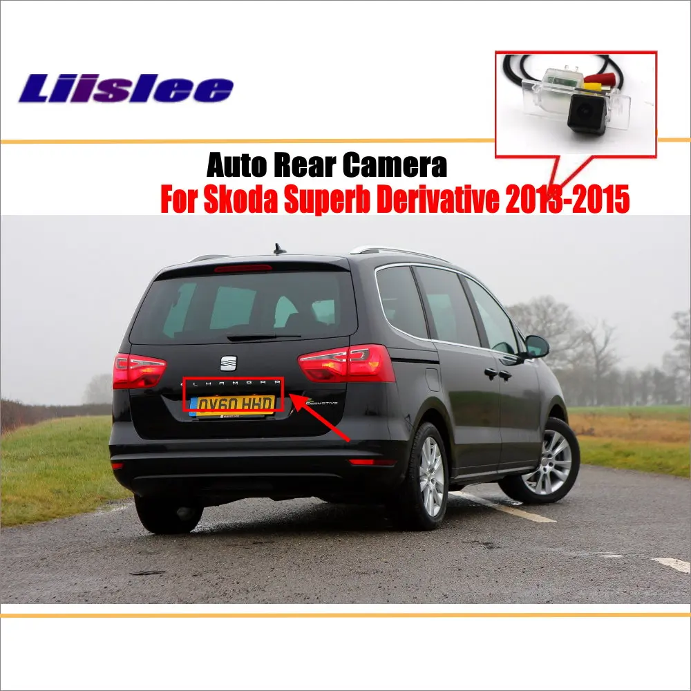 Cámara de visión trasera HD CCD para SEAT Alhambra 7N (2015-2018)