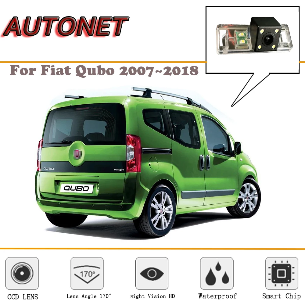 Cámara de marcha atrás AUTONET para Fiat Fiorino y Qubo (2007-2018)