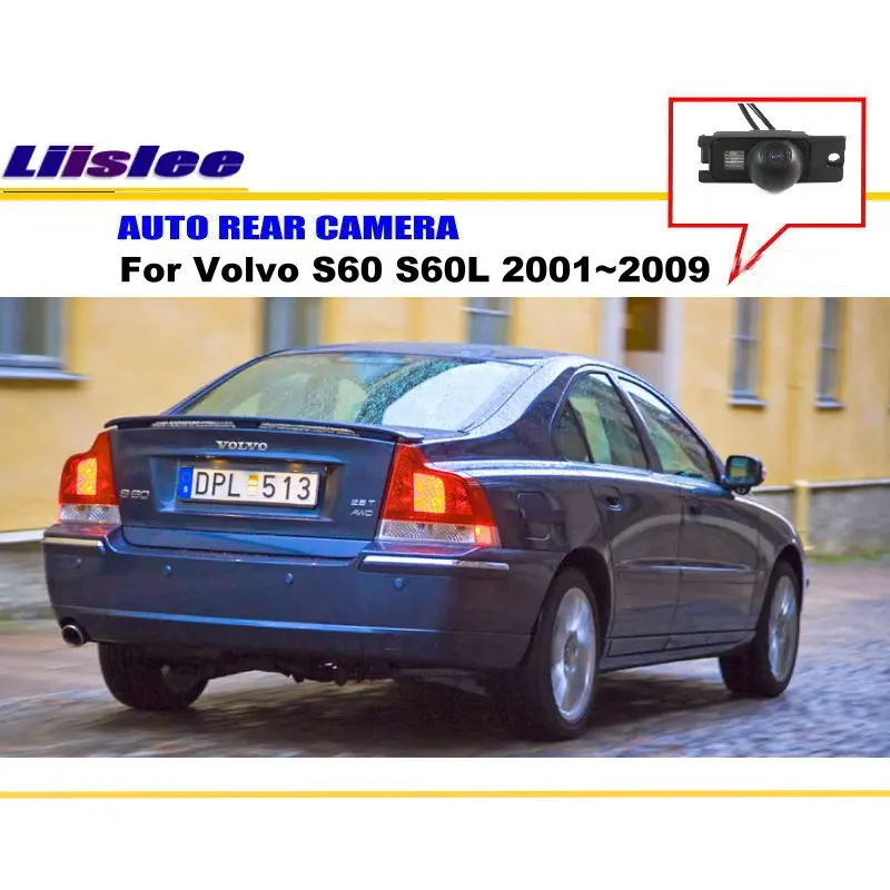 Cámara de visión trasera CCD HD para Volvo S60 y S60L 2001-2009