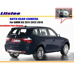 Cámara de visión trasera HD CCD para BMW X3 2011-2013