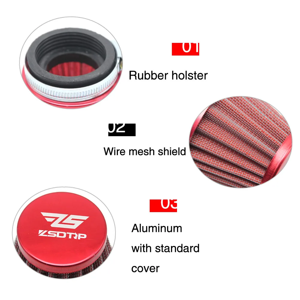 Filtro aire carburador ZS Racing 50mm para Quad - imagen 5