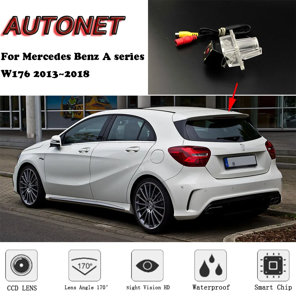 Cámara visión trasera AUTONET Mercedes Benz Clase A W176 2013-2018