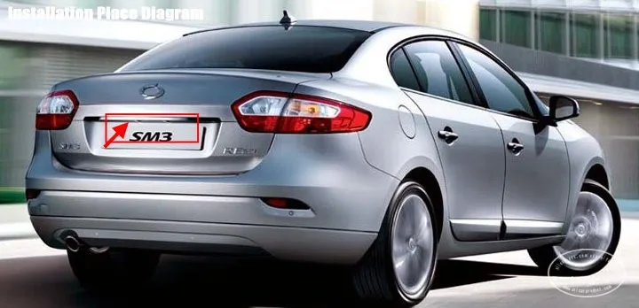 Cámara de visión trasera HD para Renault Samsung SM3