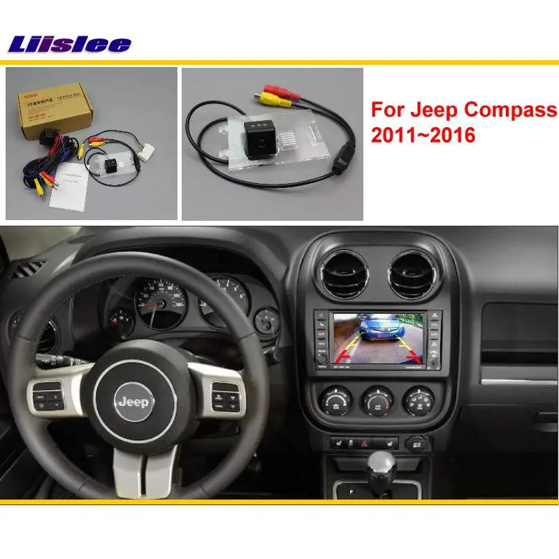 Adaptador cámara trasera RCA HD – Jeep Compass 2011-2016