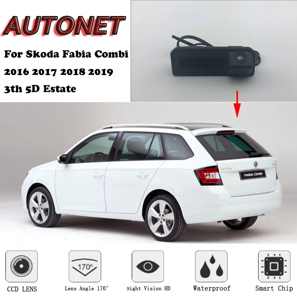 Cámara de visión trasera AUTONET para Skoda Fabia Combi 2016-2019