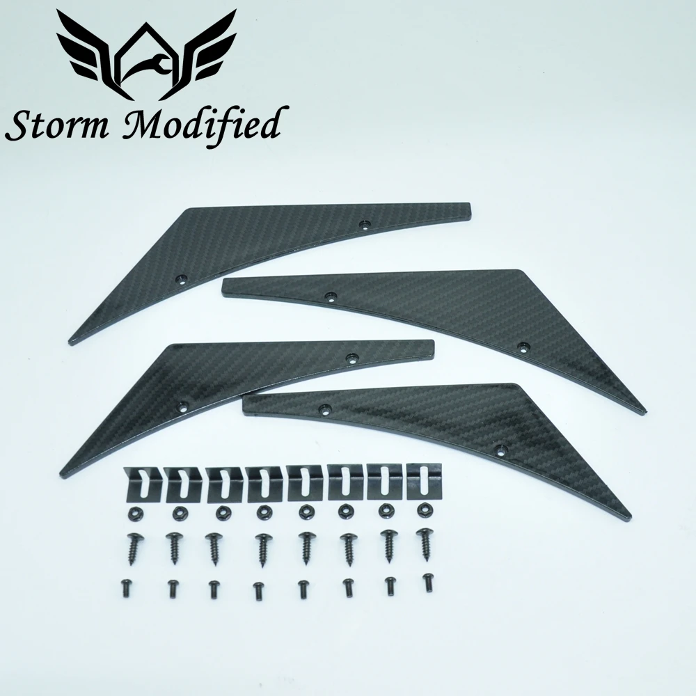 Divisor parachoques SuTong fibra carbono – canards aerodinámicos universal