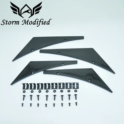 Divisor parachoques SuTong fibra carbono – canards aerodinámicos universal